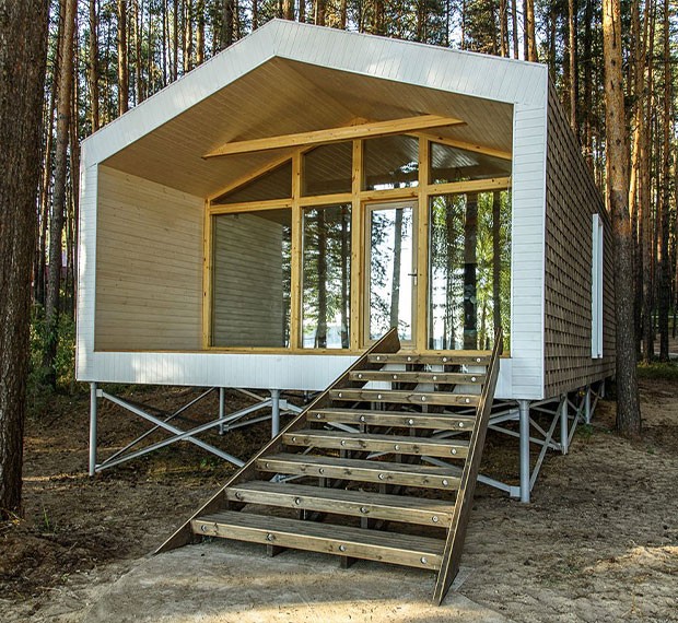 Сваи под каркасный дом в Луховицах