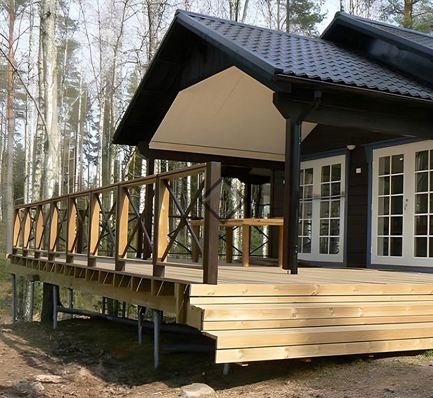 Винтовые сваи для крыльца в Луховицах